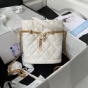 Replica Chanel Drawstring Bag & Gold Metal AS3116 white HY23769Yn66