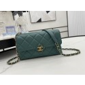 Replica Chanel Flap Lambskin Shoulder Bag AS2557 green HY7703BJ25