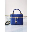 Replica Chanel Lambskin Crystal Calfskin & Gold-Tone Metal AS1889 blue HY4353ui32