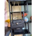 Replica Chanel lambskin Shoulder Bag AS3335 black HY19237nB47