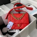 Replica Chanel leather Shoulder Bag AS2842 red HY186Ac56