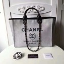 Replica Chanel Medium Original Canvas Leather Tote Shopping Bag 66941J HY21473TN94