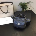Replica Chanel Original Leather Belt Bag Black SA0814 Gold HY22924UD97