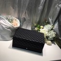 Replica Chanel Original Leather Jewelry Box C63261 Black HY16075SV68