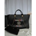 Replica Chanel Original Leather Shopping Bag 66941 black HY6668Hd81