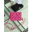 Replica Chanel Original Small classic Sheepskin Shoulder Bag AP0146 rose HY2808ij65