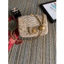 Replica Chanel Original Small Snake skin flap bag AS1115 apricot HY3748Hd81