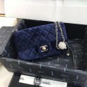 Replica Chanel Original Small velvet flap bag AS1792 royal HY2639ls37