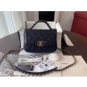 Replica Chanel Shoulder Bag Original Leather Black 63593 Gold HY7972Xe44