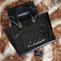 Replica Chanel Tote Shopping Bag Original Leather A68046 Black HY1068ui32