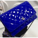 Replica Chanel WOC mini Flap Bag Patent Leather A33814P Royal HY26721Sf59