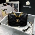 Replica Cheap chanel 19 flap bag AS1160 black HY24637Mq48