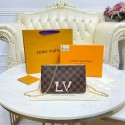 Replica Cheap Louis vuitton Damier Ebene Canvas DOUBLE ZIP POCHETTE M80084 HY5586QC68