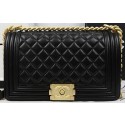 Replica Designer Boy Chanel Flap Bags Original Sheepskin Leather A67025 Black HY1126Bb80