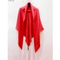 Replica Designer Louis Vuitton MONACO SQUARE Monogram flower pattern silk M71150 red HY10981Bb80