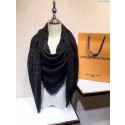 Replica Designer Louis Vuitton Scarf LV2851 Black HY8426Bb80