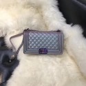 Replica Fashion Boy Chanel Flap Shoulder Bag Original Leather A67086 Grey HY12746yI43