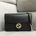 Replica Fashion Gucci GG Cowhide top quality Shoulder Bag 510303 black HY26251yI43