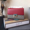 Replica Fashion Gucci Padlock Medium GG Shoulder Bag 409486A Red HY8708HM85