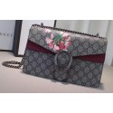 Replica Gucci 400249 Rose Dionysus GG Supreme Canvas Shoulder Bag HY15218ij65