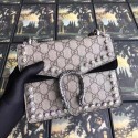 Replica Gucci Dionysus GG Supreme canvas crystal mini bag 421970 black HY15903Ix66