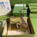 Replica Gucci Dionysus lame mini bag 421970 gold HY26364ls37