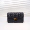 Replica Gucci GG Marmont clutch 498079 black HY14240CQ60