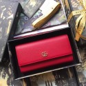 Replica Gucci GG Marmont leather wallet 456116 red HY18761ec82