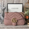 Replica Gucci GG Marmont Matelasse Shoulder Bag 443496 Pink HY3588TN94