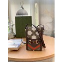 Replica Gucci Horsebit 1955 mini bag 625615 Brown HY25853TN94