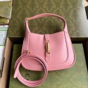 Replica Gucci Jackie 1961 mini hobo bag 637091 Pink HY10933Vi77