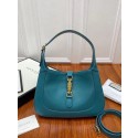 Replica Gucci Jackie 1961 small hobo bag 636709 Turquoise HY19318ui32