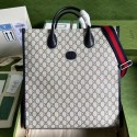 Replica Gucci Medium tote with Interlocking G 674155 blue HY21830iu55