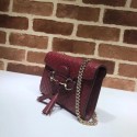 Replica Gucci Mini leather bag 449636 red HY12383ui32