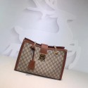 Replica Gucci Padlock GG Supreme Canvas Shoulder Bag 479197 Apricot HY11937nB47