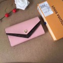 Replica High Quality Louis Vuitton CRUISE 2017 DOUBLE V WALLET M64317 Pink HY25241Jh90