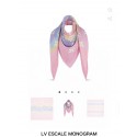 Replica High Quality Louis Vuitton ESCALE MONOGRAM SQUARE Silk Scarf M76780 Pink Scarf HY16846Jh90