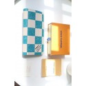 Replica Louis Vuitton BRAZZA WALLET M60494 light blue HY26875VA65
