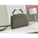 Replica Louis Vuitton CAPUCINES BB M57227 Khaki HY7361sA83