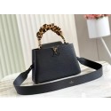 Replica Louis Vuitton CAPUCINES PM M48865 black HY25320aG44