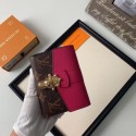 Replica Louis Vuitton CHERRYWOOD Wallet M64449 rose HY5340VA65