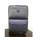 Replica Louis Vuitton Damier Graphite canvas Universal wheel Pegase 55 N41385 black HY234iF91