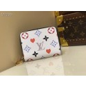 Replica Louis Vuitton GAME ON ZIPPY COIN PURSE M80305 white HY10497XB19