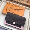 Replica Louis Vuitton Monogram Canvas FLORE Chain Wallet M67405 pink HY22238ui32
