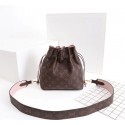 Replica Louis Vuitton Monogram Canvas NOE POUCH M43445 pink HY8980rH96