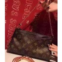 Replica Louis Vuitton Monogram Canvas PALLAS CLUTCHES M41638 Black HY10923ui32
