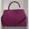 Replica Louis Vuitton Monogram Empreinte MONTAIGNE MM Bag M50668 Peach HY11909ED66