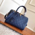 Replica Louis Vuitton Monogram Empreinte SPEEDY Bag 42404 Blue HY7980Fi42