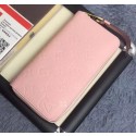 Replica Louis Vuitton Monogram Empreinte ZIPPY WALLET M60571 Pink HY2569Ye83