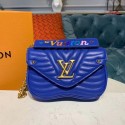 Replica LOUIS VUITTON NEW WAVE CHAIN BAG PM M53924 Bleu Neon HY3858Ix66